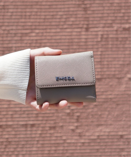 EMODA（エモダ）の「【EMODA/エモダ】サフィアーノ三つ折りコンパクト財布 SAC'S BAR Jean 別注（財布・レディース・ブラック/ミント/ボルドー/グレー系その他・FREE）」の3枚目の写真