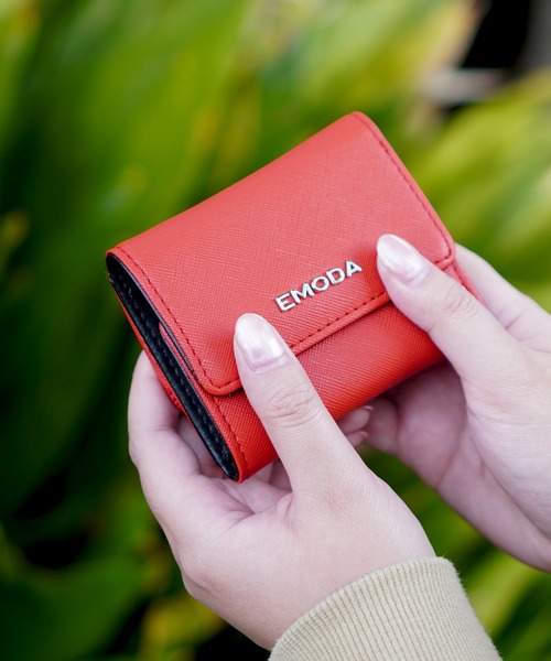 EMODA（エモダ）の「【EMODA/エモダ】サフィアーノ三つ折りコンパクト財布 SAC'S BAR Jean 別注（財布・レディース・ブラック/ミント/ボルドー/グレー系その他・FREE）」の9枚目の写真