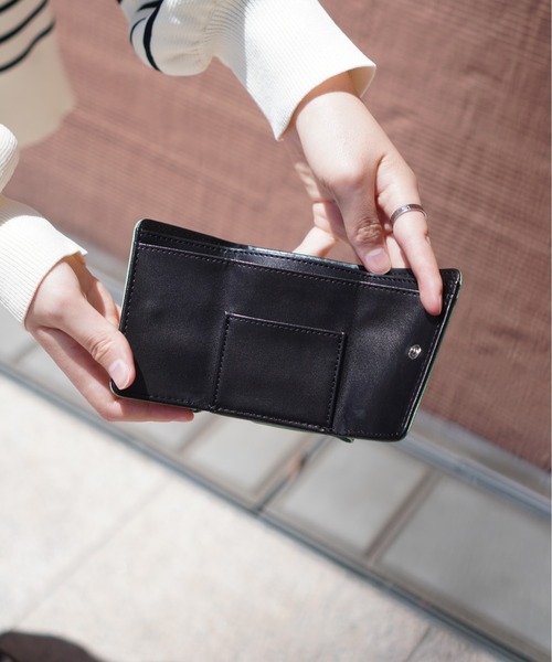 EMODA（エモダ）の「【EMODA/エモダ】サフィアーノ三つ折りコンパクト財布 SAC'S BAR Jean 別注（財布・レディース・ブラック/ミント/ボルドー/グレー系その他・FREE）」の12枚目の写真