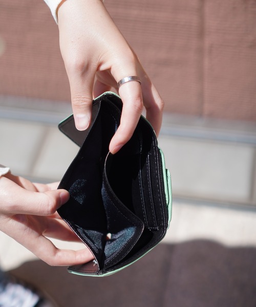 EMODA（エモダ）の「【EMODA/エモダ】サフィアーノ三つ折りコンパクト財布 SAC'S BAR Jean 別注（財布・レディース・ブラック/ミント/ボルドー/グレー系その他・FREE）」の11枚目の写真