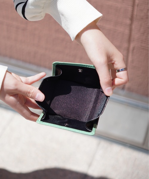 EMODA（エモダ）の「【EMODA/エモダ】サフィアーノ三つ折りコンパクト財布 SAC'S BAR Jean 別注（財布・レディース・ブラック/ミント/ボルドー/グレー系その他・FREE）」の10枚目の写真