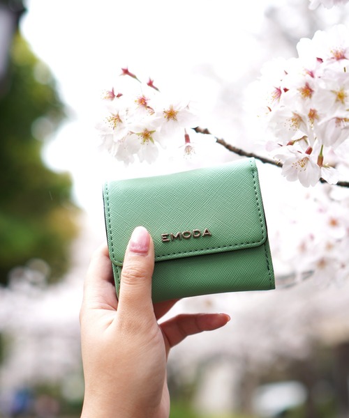 EMODA（エモダ）の「【EMODA/エモダ】サフィアーノ三つ折りコンパクト財布 SAC'S BAR Jean 別注（財布・レディース・ブラック/ミント/ボルドー/グレー系その他・FREE）」の14枚目の写真