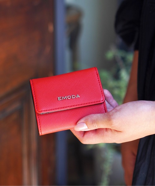 EMODA（エモダ）の「【EMODA/エモダ】サフィアーノ三つ折りコンパクト財布 SAC'S BAR Jean 別注（財布・レディース・ブラック/ミント/ボルドー/グレー系その他・FREE）」の13枚目の写真