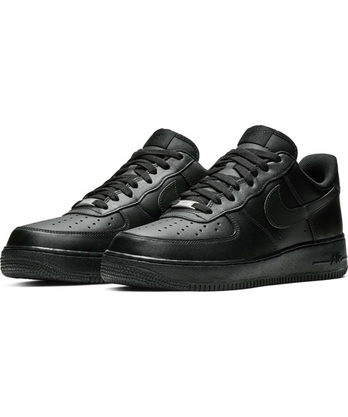 NIKE（ナイキ）の「NIKE AIR FORCE 1 07 ナイキ エア フォース 1（スニーカー・メンズ・ブラック・26.5cm/27.5cm/28.5cm/27.0cm/28.0cm/26.0cm/29.0cm）」の2枚目の写真