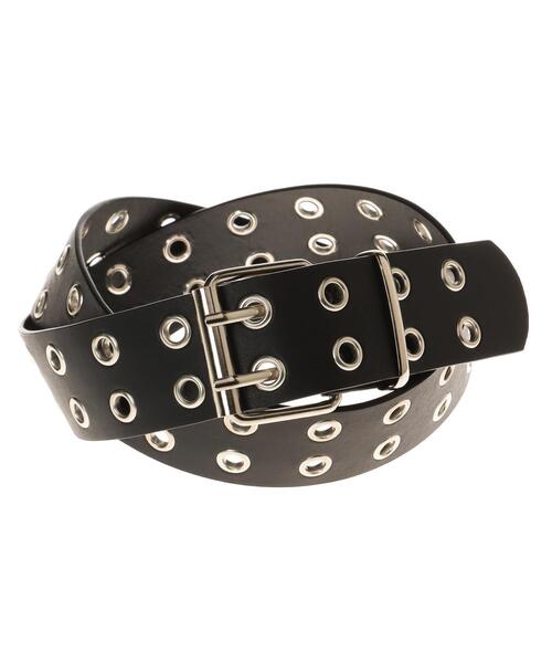 INGNI（イング）の「アイレットベルト／38mm幅（ベルト・レディース・オフホワイト/ブラック/クリア・ONE SIZE）」の4枚目の写真