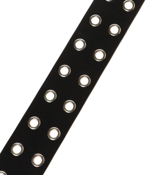 INGNI（イング）の「アイレットベルト／38mm幅（ベルト・レディース・オフホワイト/ブラック/クリア・ONE SIZE）」の6枚目の写真