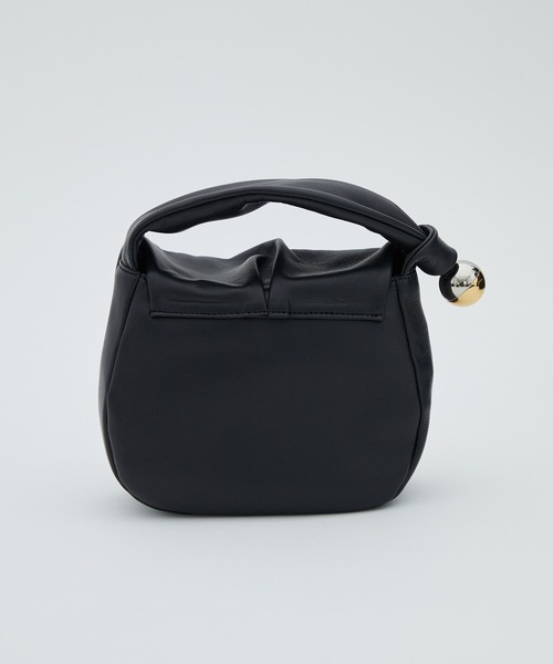 UNITED TOKYO（ユナイテッドトウキョウ）の「レザーサークルハンドバッグ（ハンドバッグ・レディース・ホワイト/ブラック・FREE）」の8枚目の写真