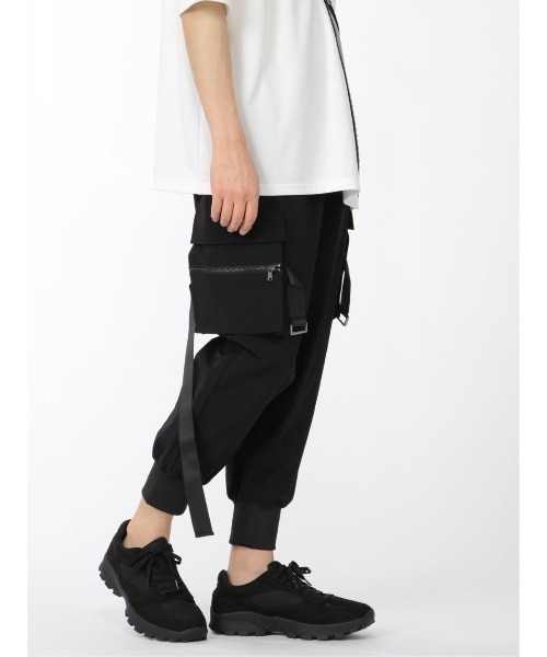 semantic design(セマンティックデザイン)の「セマンティックデザイン/semantic design ベルト付リブ カーゴパンツ(カーゴパンツ・メンズ・ブラック・LARGE/MEDIUM)」の15枚目の写真