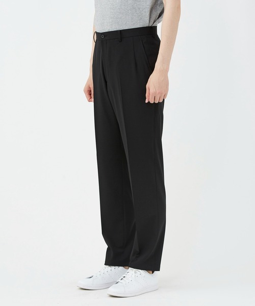 KASHIYAMA（カシヤマ）の「ウールライクポリエステルノータックスリムテーパードパンツ（その他パンツ・メンズ・グレー/ネイビー/ブラック・マルチサイズ）」の6枚目の写真