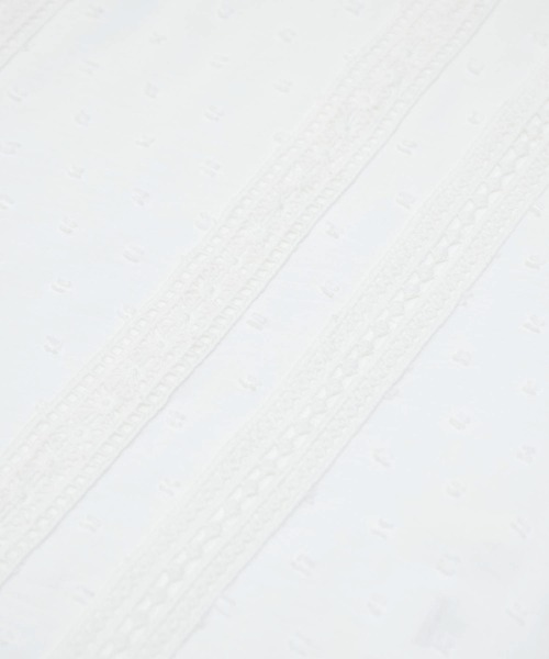 ROPE' PICNIC（ロペピクニック）の「レースブラウス（シャツ/ブラウス・レディース・ブラック/オフホワイト/グリーン/オレンジ・38）」の13枚目の写真