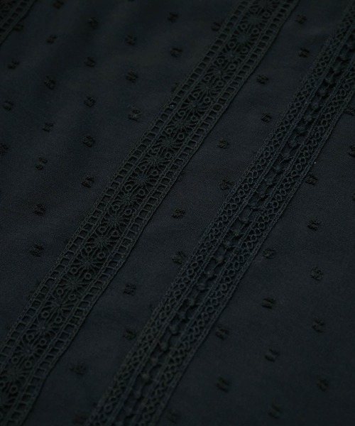 ROPE' PICNIC（ロペピクニック）の「レースブラウス（シャツ/ブラウス・レディース・ブラック/オフホワイト/グリーン/オレンジ・38）」の14枚目の写真