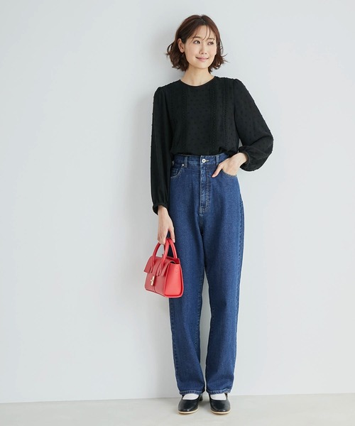 ROPE' PICNIC（ロペピクニック）の「レースブラウス（シャツ/ブラウス・レディース・ブラック/オフホワイト/グリーン/オレンジ・38）」の17枚目の写真