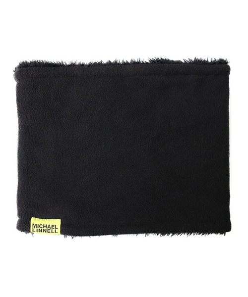 MICHAEL LINNELL（マイケル リンネル）の「MICHAEL LINNELL Reversible Neck Warmer / マイケルリンネル リバーシブルネックウォーマー（ネックウォーマー/スヌード・メンズ・ブラック・FREE）」の2枚目の写真