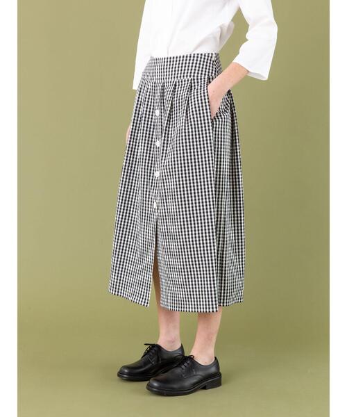 【新品未使用】アニエスベー　JUPE スカート CAK7　ギンガムチェック agnes b.（アニエスベー）の「【セットアップ対応商品】CAK7