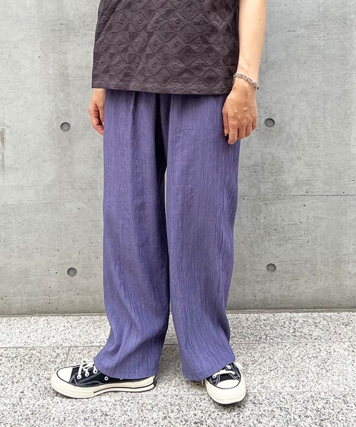 LBC(エルビーシー)の「楊柳イージーパンツ(その他パンツ・レディース・ブラック/ベージュ/パープル・M/L)」の5枚目の写真