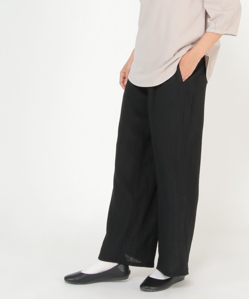 LBC(エルビーシー)の「楊柳イージーパンツ(その他パンツ・レディース・ブラック/ベージュ/パープル・M/L)」の9枚目の写真