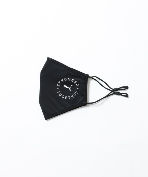 PUMA（プーマ）の「PUMA/プーマ　フェイスマスク(Set of 2)（54116）（マスク・メンズ・ブラック・ONE SIZE）」の2枚目の写真