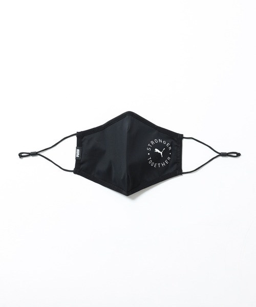 PUMA（プーマ）の「PUMA/プーマ　フェイスマスク(Set of 2)（54116）（マスク・メンズ・ブラック・ONE SIZE）」の3枚目の写真