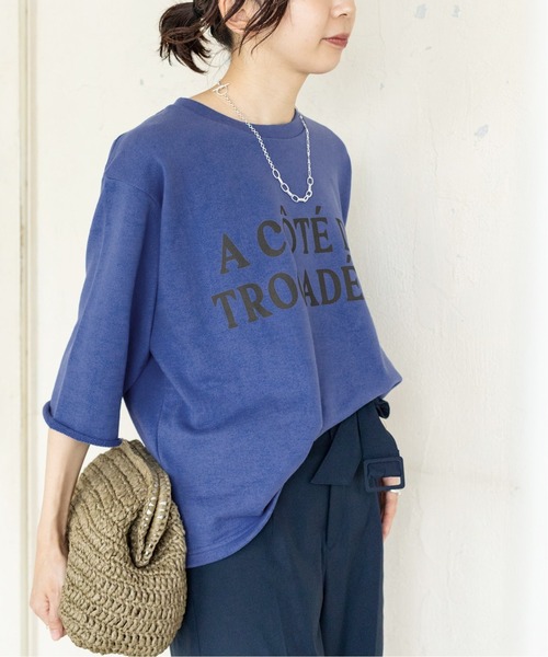 IENA（イエナ）の「LIEN ロゴスウェット Tシャツ（Tシャツ/カットソー