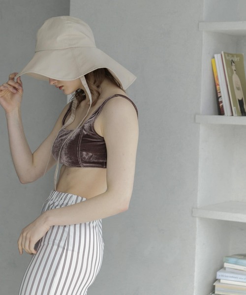 URBAN RESEARCH（アーバンリサーチ）の「Swim URBAN RESEARCH　スイム ベロアスクエアブラ（水着・レディース・ブルー/ブラウン・SMALL/MEDIUM）」の8枚目の写真