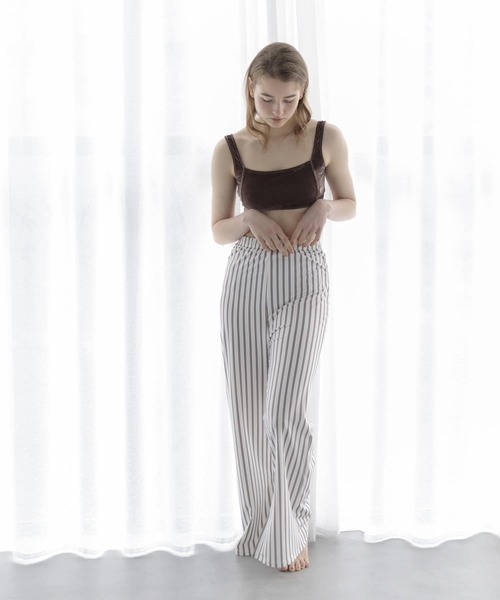 URBAN RESEARCH（アーバンリサーチ）の「Swim URBAN RESEARCH　スイム ベロアスクエアブラ（水着・レディース・ブルー/ブラウン・SMALL/MEDIUM）」の14枚目の写真