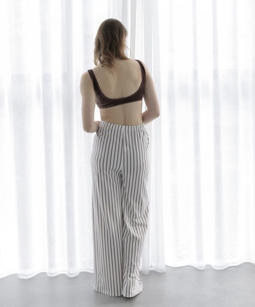URBAN RESEARCH（アーバンリサーチ）の「Swim URBAN RESEARCH　スイム ベロアスクエアブラ（水着・レディース・ブルー/ブラウン・SMALL/MEDIUM）」の17枚目の写真