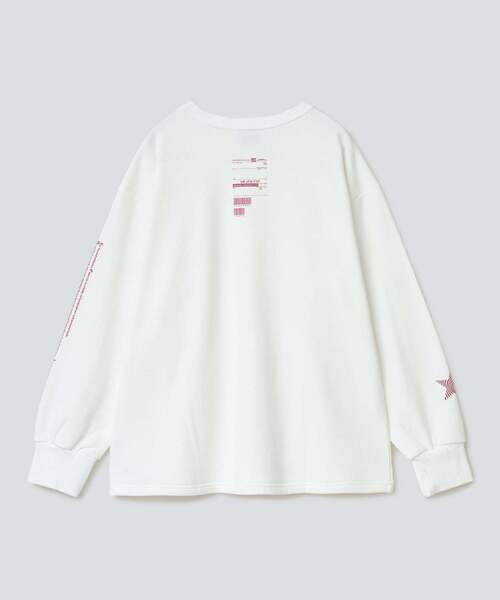 CONVERSE TOKYO(コンバーストウキョウ)の「グラフィックプリントロンT(Tシャツ/カットソー・レディース・ホワイト/ブルー/グレー・FREE)」の11枚目の写真