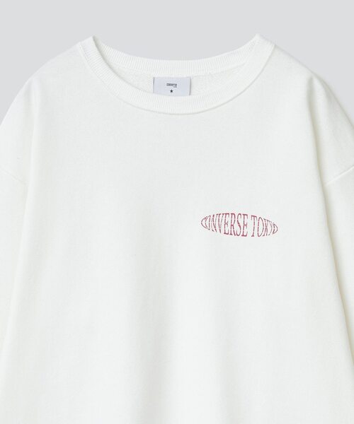 CONVERSE TOKYO(コンバーストウキョウ)の「グラフィックプリントロンT(Tシャツ/カットソー・レディース・ホワイト/ブルー/グレー・FREE)」の12枚目の写真
