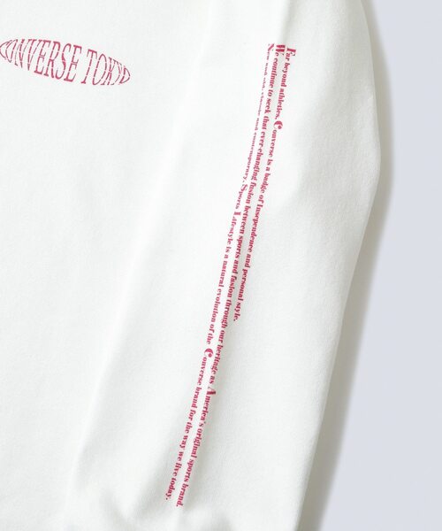 CONVERSE TOKYO(コンバーストウキョウ)の「グラフィックプリントロンT(Tシャツ/カットソー・レディース・ホワイト/ブルー/グレー・FREE)」の17枚目の写真