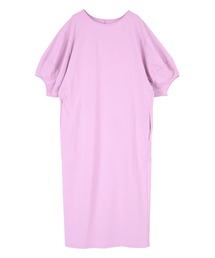 titivate（ティティベイト）の「デザインパフスリーブカットソーワンピース（ワンピース・パープル系）」