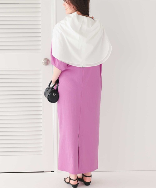 デザインパフスリーブカットソーワンピース（ワンピース）｜titivate