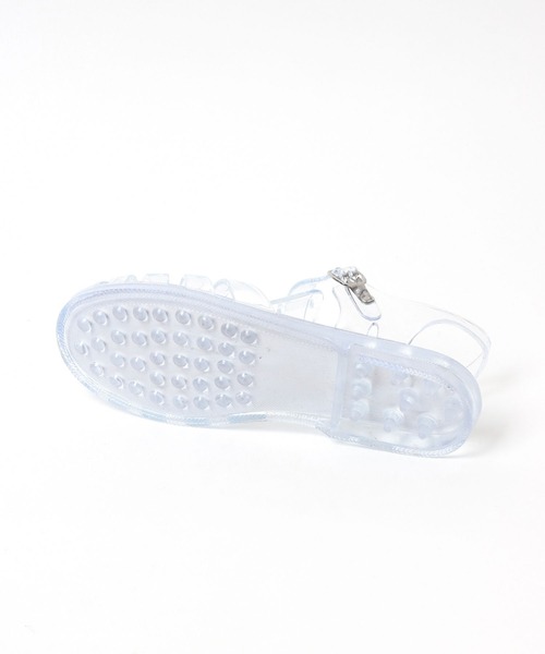 niko and...（ニコアンド）の「オリジナルクリアグルカサンダル（スリッポン・レディース・ブラック/その他1・MEDIUM/LARGE）」の7枚目の写真
