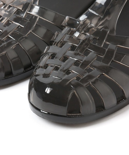 niko and...（ニコアンド）の「オリジナルクリアグルカサンダル（スリッポン・レディース・ブラック/その他1・MEDIUM/LARGE）」の9枚目の写真