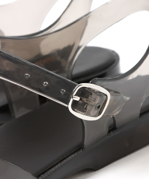 niko and...（ニコアンド）の「オリジナルクリアグルカサンダル（スリッポン・レディース・ブラック/その他1・MEDIUM/LARGE）」の13枚目の写真