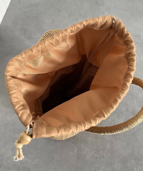 CAPRICIEUX LE'MAGE(カプリシューレマージュ)の「シリンダーペーパーバッグ(ハンドバッグ・レディース・オレンジ/グリーン/ベージュ・FREE)」の16枚目の写真