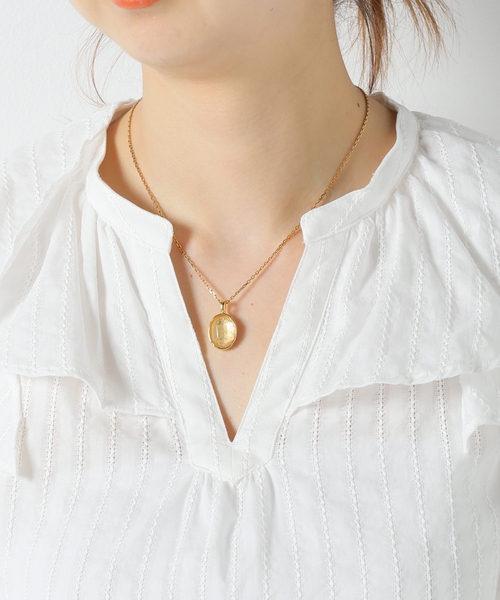 IENA（イエナ）の「【GOOSSENS PARIS/グーセンスパリ】TALISMAN CABOCHONネックレス（ネックレス・レディース・ゴールド・FREE）」の9枚目の写真