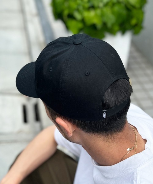 VANS(バンズ)の「【VANS】ヴァンズ CURVED BILL JOCKEY ストラップバックキャップ VN0A36IU(キャップ・メンズ・ブラック/ネイビー/オレンジ/バイオレット/イエロー・FREE)」の8枚目の写真