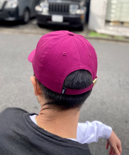 VANS(バンズ)の「【VANS】ヴァンズ CURVED BILL JOCKEY ストラップバックキャップ VN0A36IU(キャップ・メンズ・ブラック/ネイビー/オレンジ/バイオレット/イエロー・FREE)」の13枚目の写真
