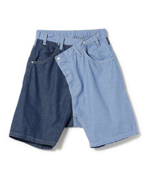 こども ビームス（コドモビームス）の「FABRIQ REPORT / アシンメトリー ラップ ハーフパンツ（140～150cm）（その他パンツ・キッズ）」