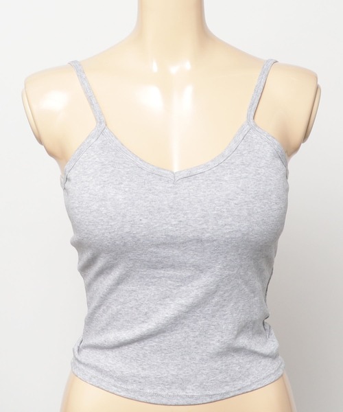 a:mure(アミュール)の「カップ付BACKクロスキャミ(キャミソール・レディース・グリーン/ホワイト/ブラック/イエロー/ブルー/グレー・FREE)」の11枚目の写真