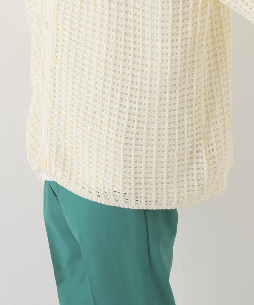 JOINT WORKS（ジョイントワークス）の「JW-MESH ニットポロシャツ（ニット/セーター・メンズ・ブラック/アイボリー・MEDIUM/LARGE）」の20枚目の写真