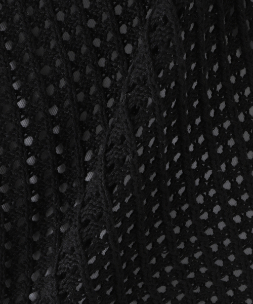 JOINT WORKS（ジョイントワークス）の「JW-MESH ニットポロシャツ（ニット/セーター・メンズ・ブラック/アイボリー・MEDIUM/LARGE）」の22枚目の写真