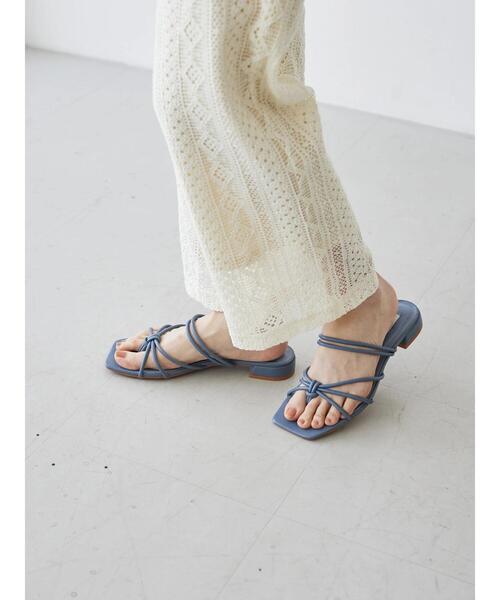 AMERICAN HOLIC(アメリカンホリック)の「ナローコードトングサンダル(サンダル・レディース・ブルー/パープル/イエロー・M/S/L)」の11枚目の写真