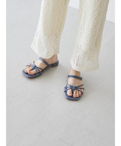 AMERICAN HOLIC(アメリカンホリック)の「ナローコードトングサンダル(サンダル・レディース・ブルー/パープル/イエロー・M/S/L)」の12枚目の写真