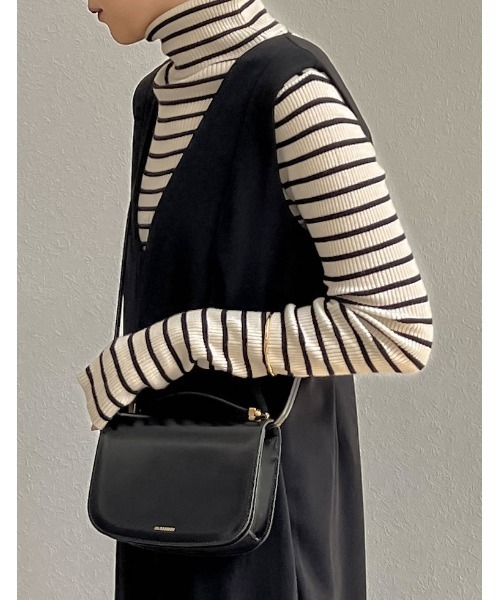 [低身長/高身長サイズ有][イージーケア]ジョーゼットポンチウエストダーツオールインワン