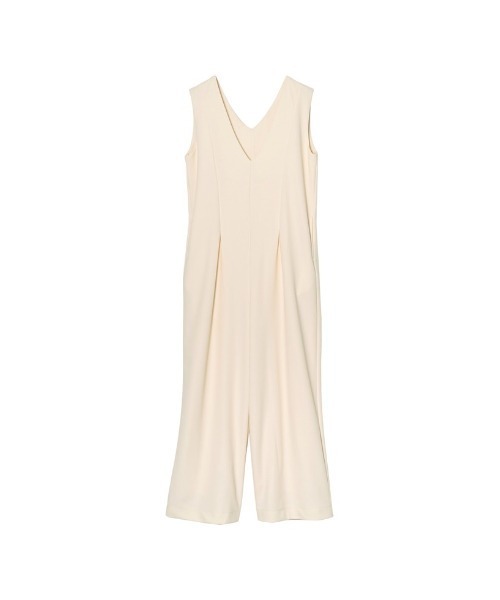 Re:EDIT（リエディ）の「[低身長/高身長サイズ有][イージーケア]ジョーゼットポンチウエストダーツオールインワン（つなぎ/オールインワン・レディース・ブラック/アイボリー/モカ・LARGE/SHORT/TALL/MEDIUM）」の21枚目の写真