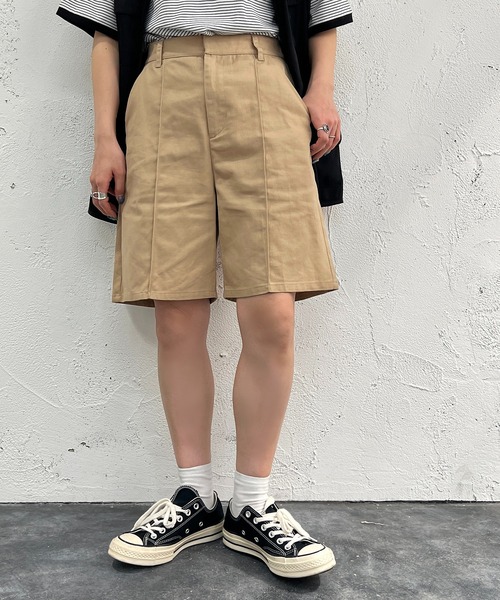 apres jour mignon(アプレジュールミニョン)の「ハーフパンツ【ZOZOTOWN限定アイテム】(その他パンツ・レディース・ネイビー/ベージュ/ブラック・フリー/X-LARGE)」の3枚目の写真