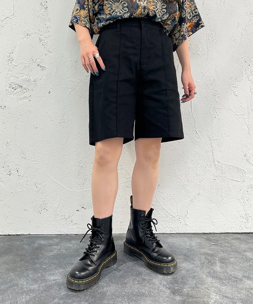 apres jour mignon(アプレジュールミニョン)の「ハーフパンツ【ZOZOTOWN限定アイテム】(その他パンツ・レディース・ネイビー/ベージュ/ブラック・フリー/X-LARGE)」の2枚目の写真