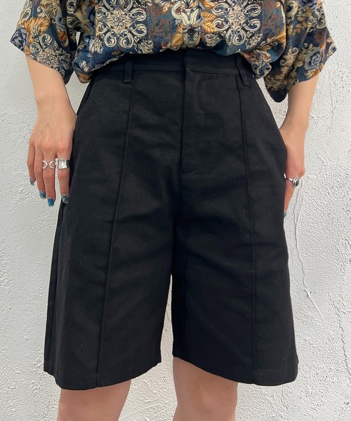 apres jour mignon(アプレジュールミニョン)の「ハーフパンツ【ZOZOTOWN限定アイテム】(その他パンツ・レディース・ネイビー/ベージュ/ブラック・フリー/X-LARGE)」の6枚目の写真