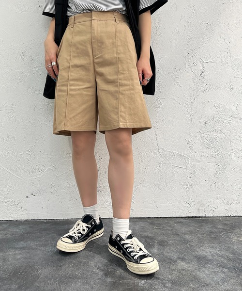 apres jour mignon(アプレジュールミニョン)の「ハーフパンツ【ZOZOTOWN限定アイテム】(その他パンツ・レディース・ネイビー/ベージュ/ブラック・フリー/X-LARGE)」の12枚目の写真
